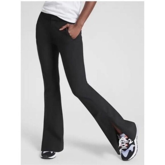 *NWT* Athleta Stellar Flare Trousers size 2 Black - Picture 2 of 15